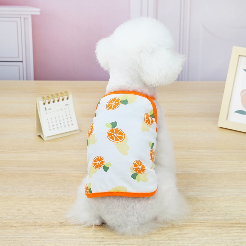 Nieuwe Effen Kleur Mouwloze Zomer Kleding Eenvoudige Puppy Hond Accessoire Hond Shirt Vruchten Kat T-shirt Zomer Hond Kleren Huisdier Vest | Fugo Best