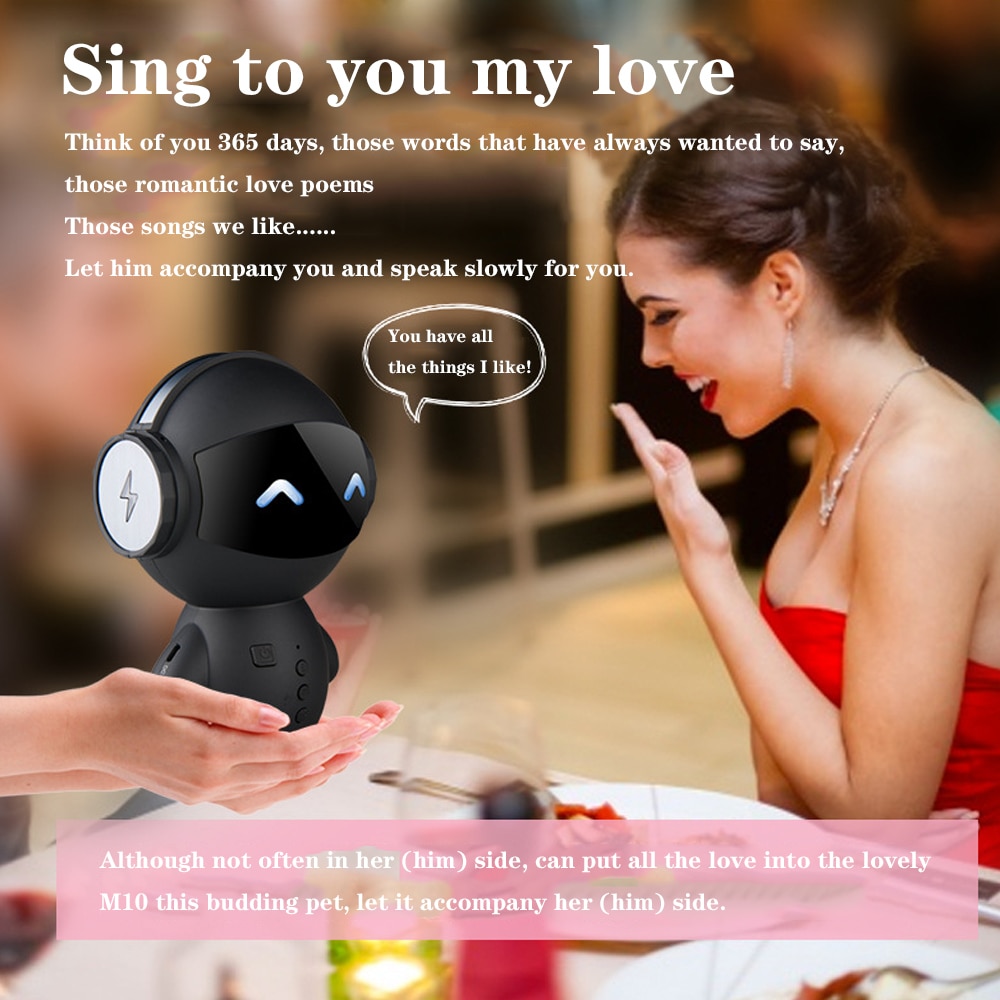 Christmas Gift! Follow US GET MORE DISCOUNT!Creativity Mini Intelligent Robot Bluetooth Speaker Bass Portable Bluetooth speakers | Fugo Best