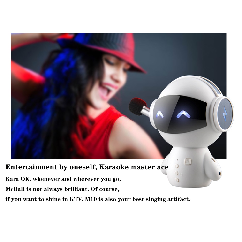 Christmas Gift! Follow US GET MORE DISCOUNT!Creativity Mini Intelligent Robot Bluetooth Speaker Bass Portable Bluetooth speakers | Fugo Best