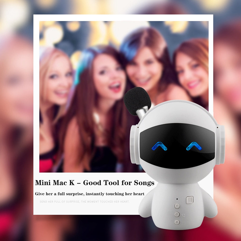 Christmas Gift! Follow US GET MORE DISCOUNT!Creativity Mini Intelligent Robot Bluetooth Speaker Bass Portable Bluetooth speakers | Fugo Best