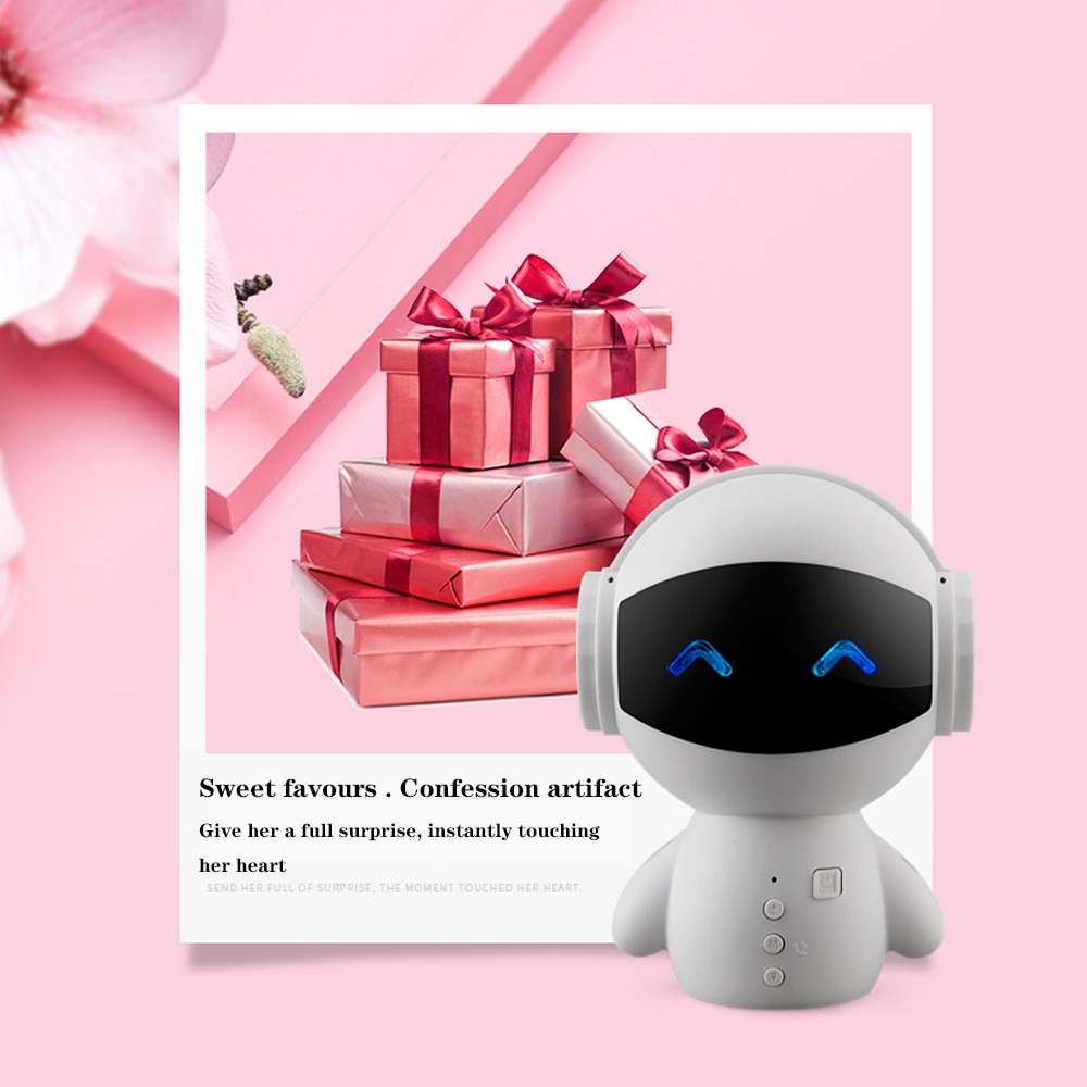 Christmas Gift! Follow US GET MORE DISCOUNT!Creativity Mini Intelligent Robot Bluetooth Speaker Bass Portable Bluetooth speakers | Fugo Best