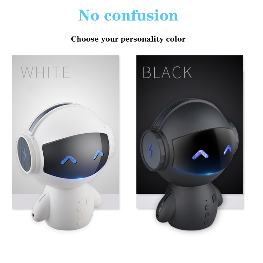 Christmas Gift! Follow US GET MORE DISCOUNT!Creativity Mini Intelligent Robot Bluetooth Speaker Bass Portable Bluetooth speakers | Fugo Best