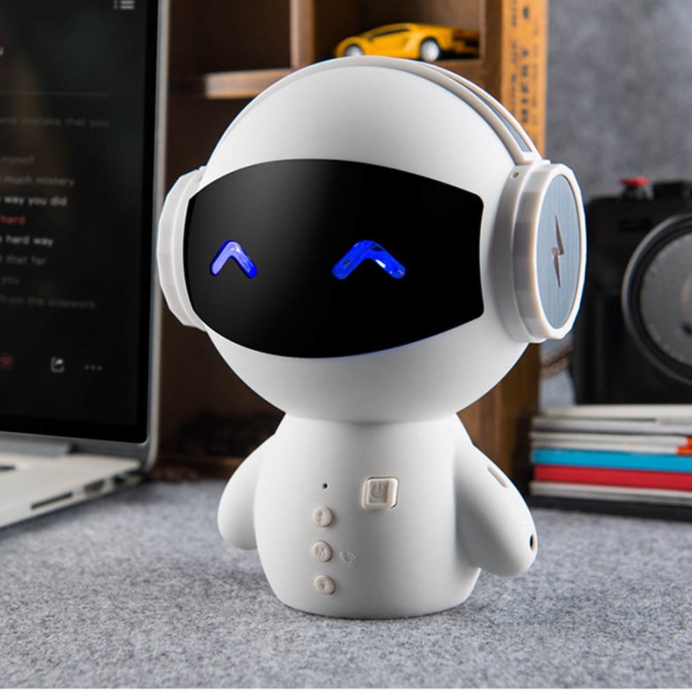Christmas Gift! Follow US GET MORE DISCOUNT!Creativity Mini Intelligent Robot Bluetooth Speaker Bass Portable Bluetooth speakers | Fugo Best