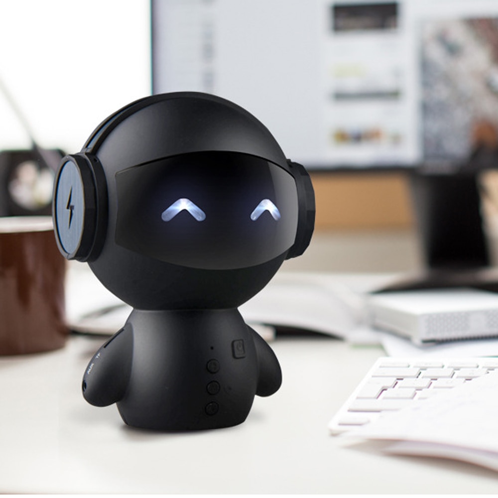 Christmas Gift! Follow US GET MORE DISCOUNT!Creativity Mini Intelligent Robot Bluetooth Speaker Bass Portable Bluetooth speakers | Fugo Best