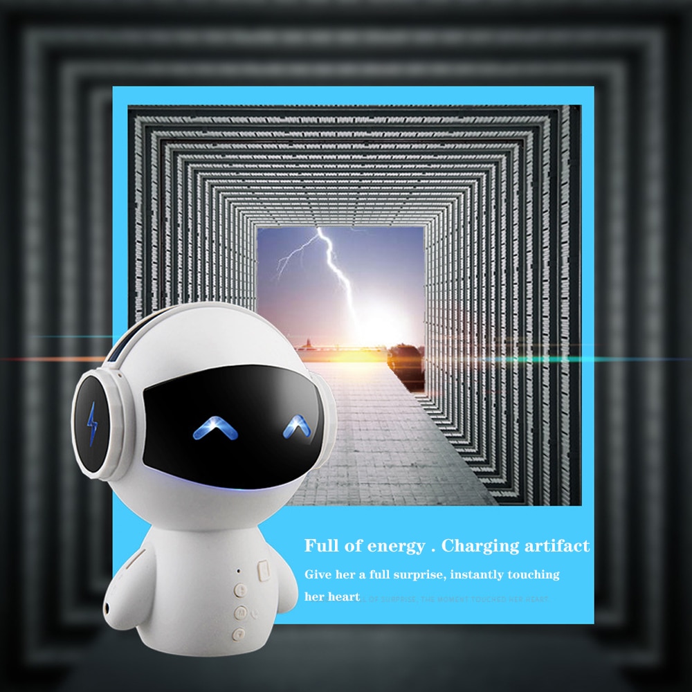 Christmas Gift! Follow US GET MORE DISCOUNT!Creativity Mini Intelligent Robot Bluetooth Speaker Bass Portable Bluetooth speakers | Fugo Best