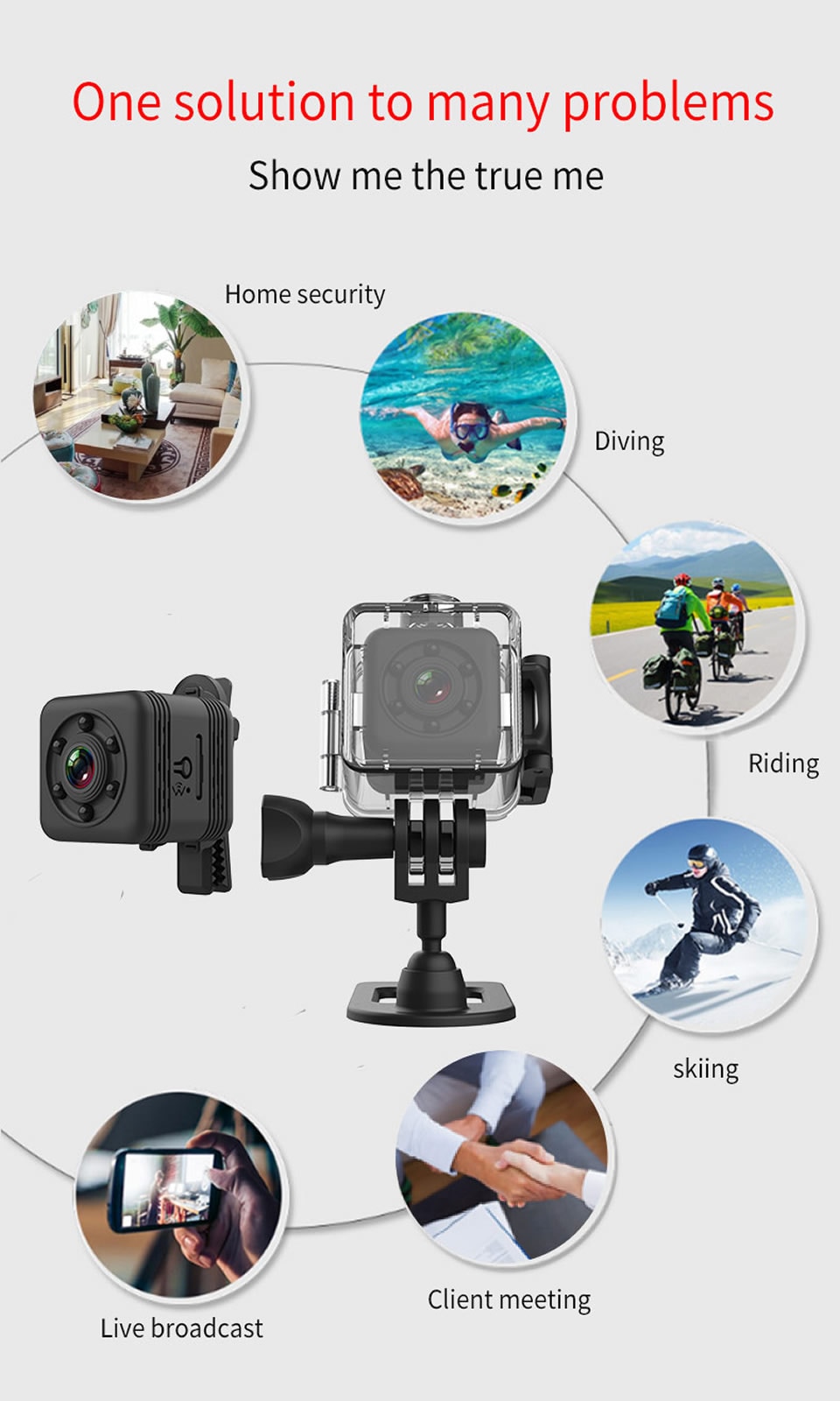 Wsdcam SQ29 IP Camera HD WIFI Small Mini Camera Cam Video Sensor Night Vision Waterproof Shell Camcorder Micro Camera DVR Motion | Fugo Best