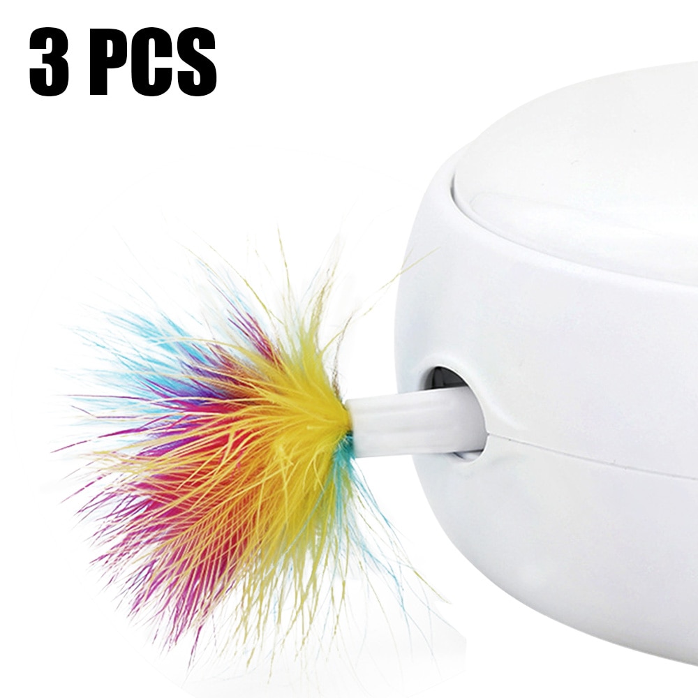 Electric Cat Toy Smart Teasing Cat Stick Crazy Game Spinning Turntable Catching Mouse Donut Automatic anti-slip high quality | Fugo Best