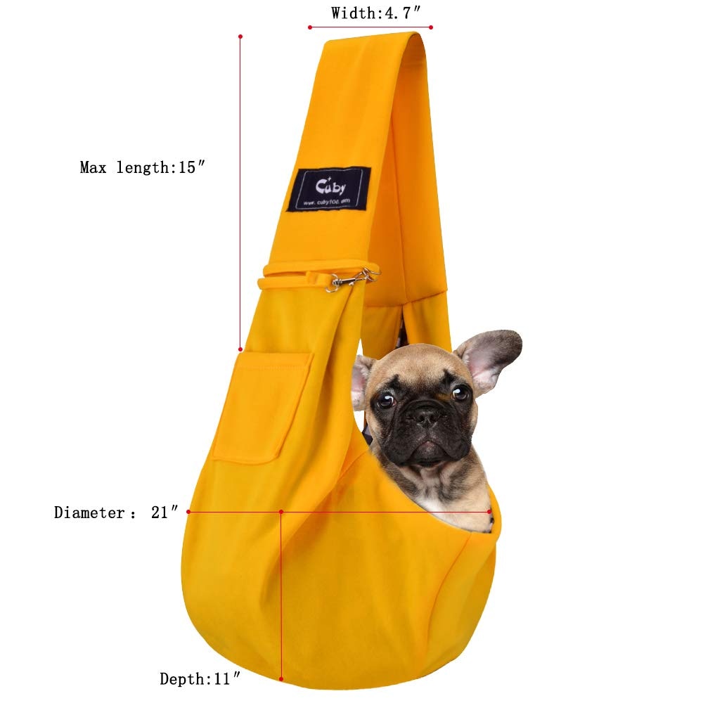 CUBY dog bags transport bag carrying for dog backpack carrier small adjustable pet sling carrier travel cat carrier protector | Fugo Best