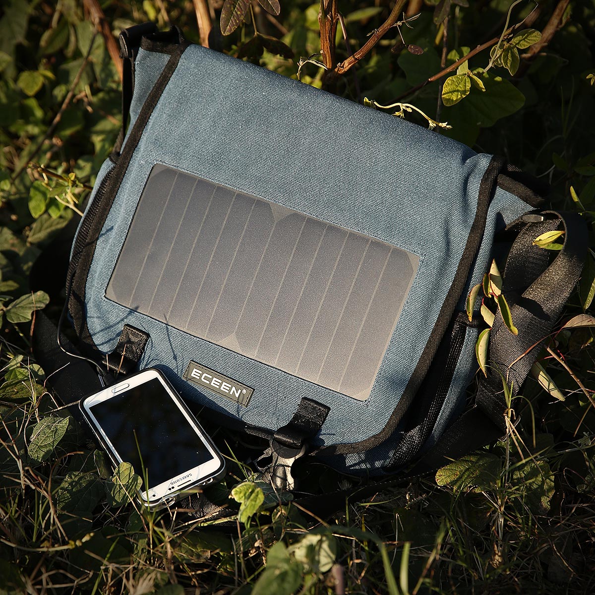 Male Briefcases Men Messenger Bags Solar Powered Travel Crossbody Bags for Men Shoulder Bags Solar Panel Bag Solar Charger Pack | Fugo Best