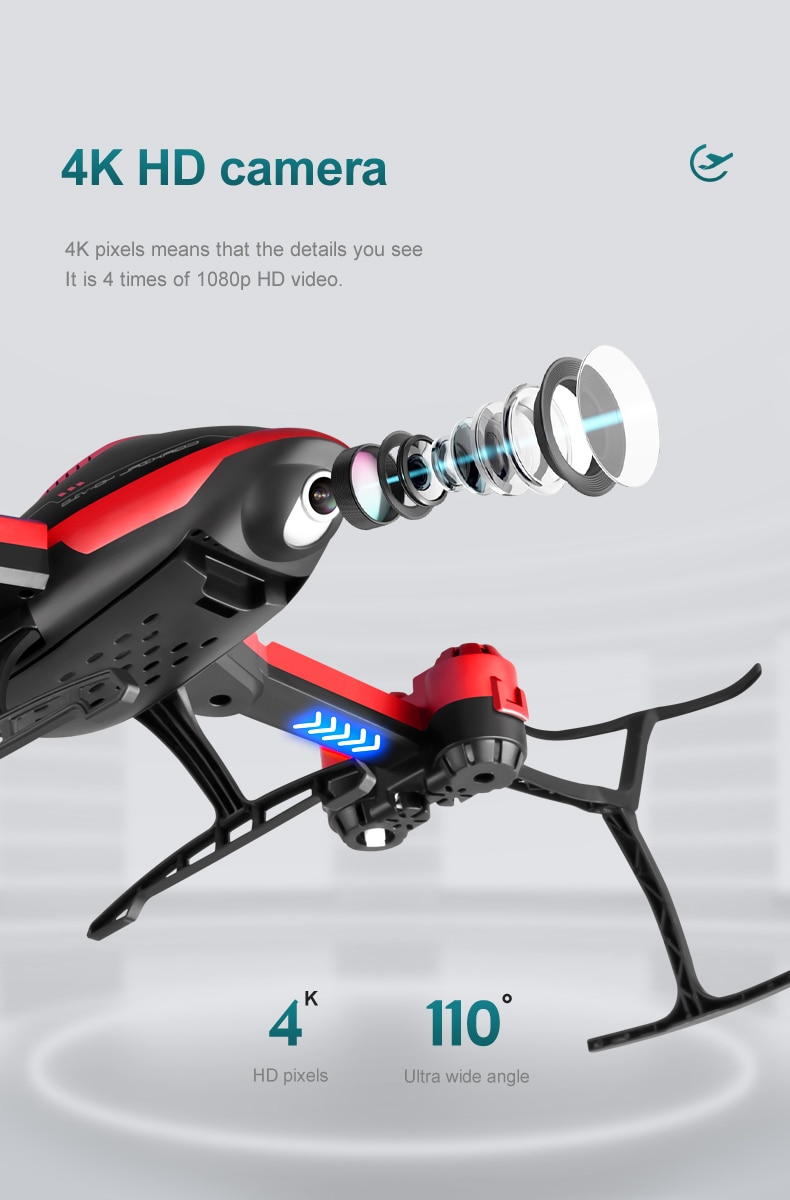 V10 Rc Mini Drone 4k Professional HD Camera Fpv Drones With Camera Hd 4k Rc Helicopters Quadcopter Toys | Fugo Best