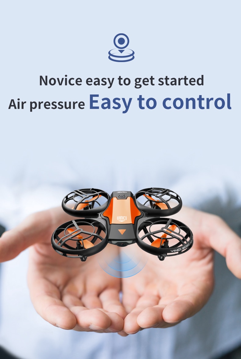 V8 New Mini Drone 4K 1080P HD Camera WiFi Fpv Air Pressure Height Maintain Foldable Quadcopter RC Dron Toy Gift | Fugo Best