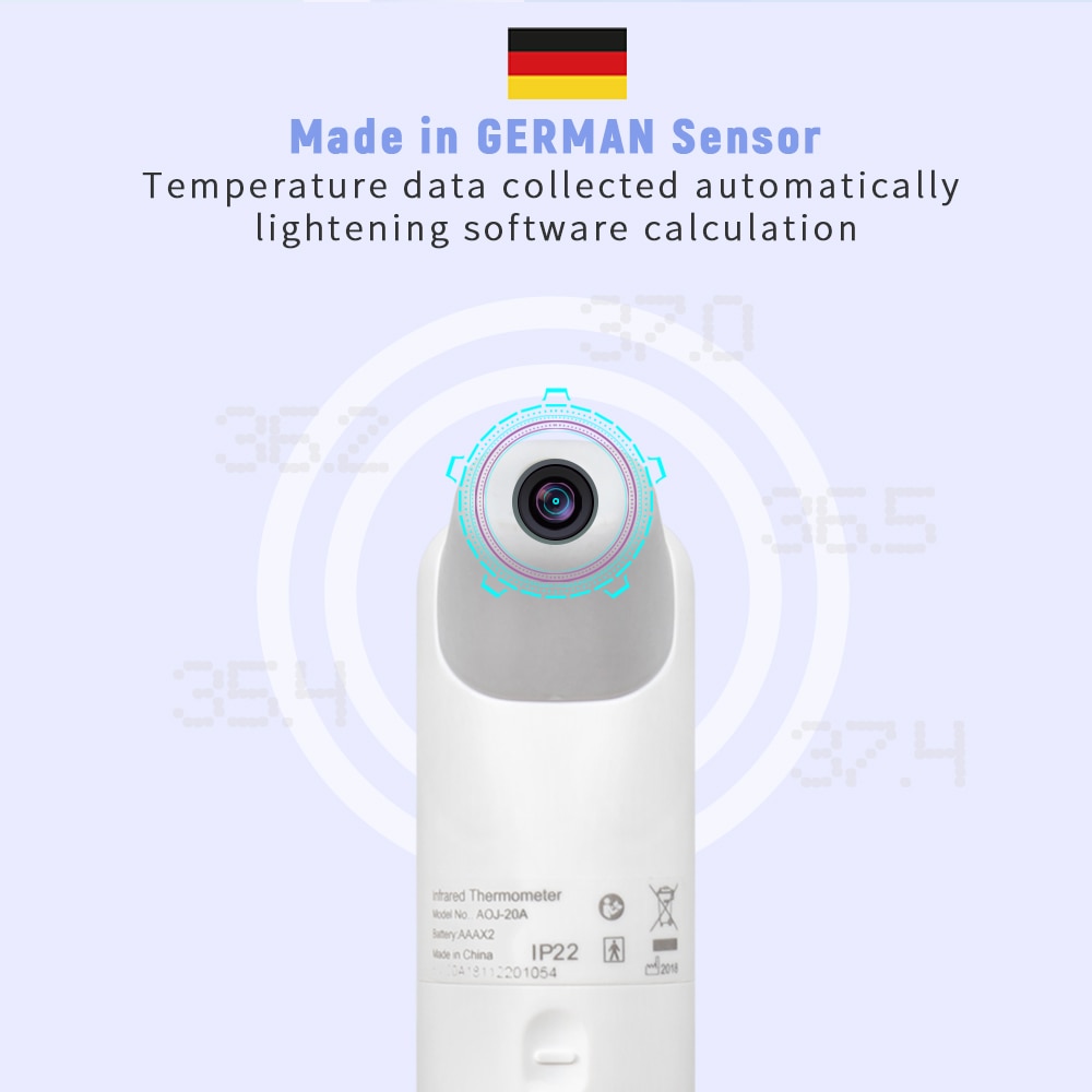 ELERA Baby Thermometer Infrared Digital LCD Body Measurement Forehead Ear Non-Contact Adult Fever IR Children Termometro | Fugo Best