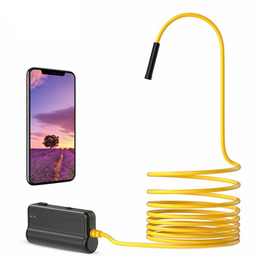 DEPSTECH 5MP Car Endoscope for Smartphone Mini Camera 1944P HD Endoscopic Camera for Mobile Wireless Endoscope for Car | Fugo Best