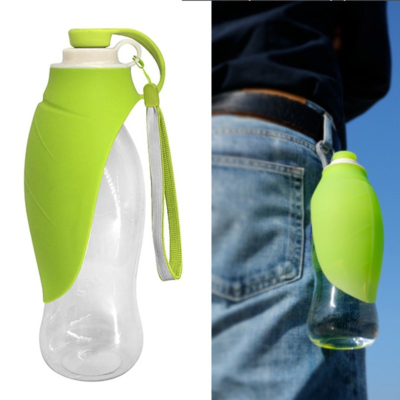 580ml Sport Portable Pet Dog Water Bottle Silicone Travel Dog Bowl For Puppy Cat Drinking Outdoor Pet Water Dispenser | Fugo Best