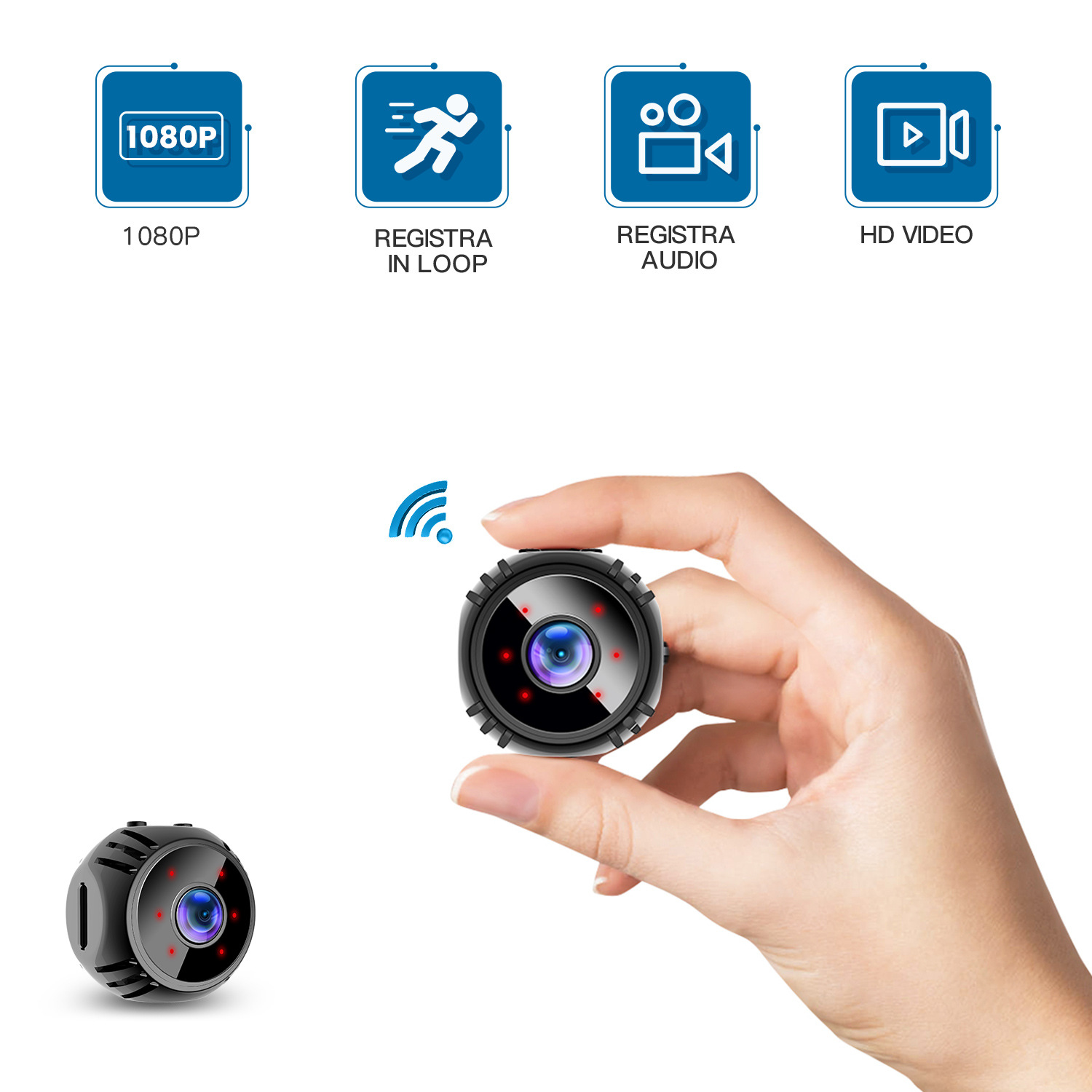 1080P HD Mini Wifi Camera Night Vision Motion Alarm IP Surveillance Micro Cam Video Audio Recorder Espia Support Hidden TF Card | Fugo Best