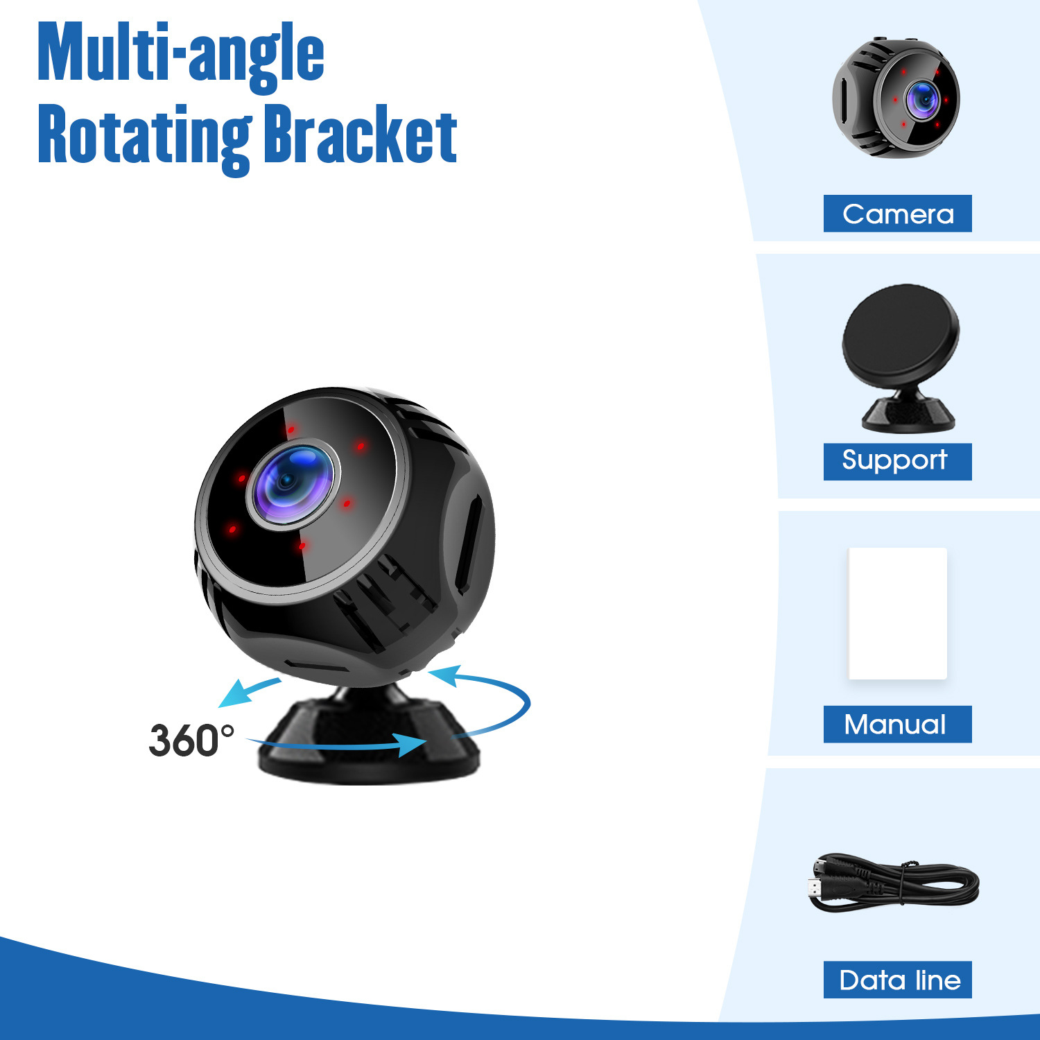 1080P HD Mini Wifi Camera Night Vision Motion Alarm IP Surveillance Micro Cam Video Audio Recorder Espia Support Hidden TF Card | Fugo Best