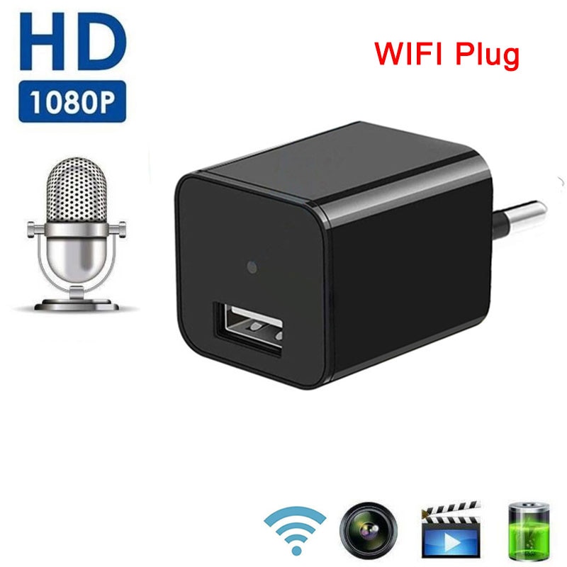 Mini WIFI Plug Camera 1080P HD USB Chargers Wireless Portable Camera Security Video Recorder Dynamic Monitor | Fugo Best