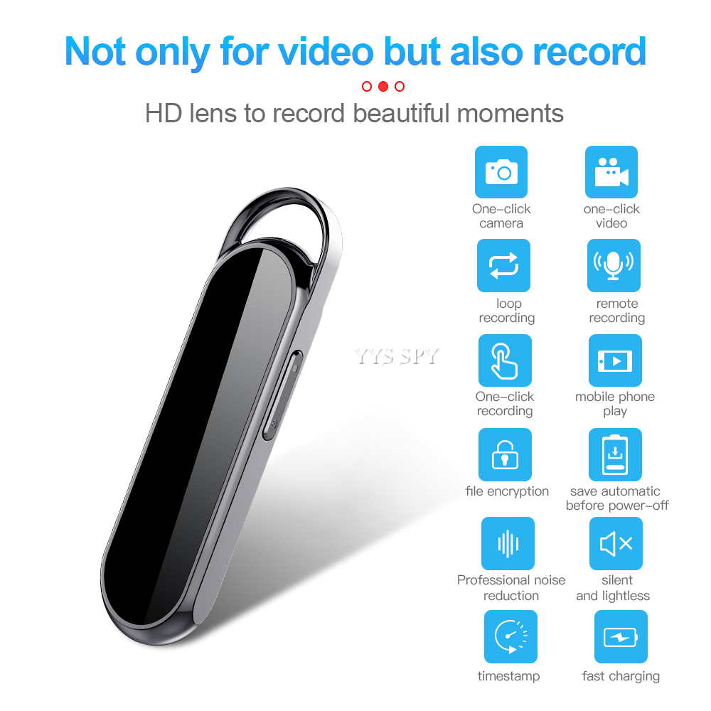 Mini Camera 1080P HD Portable Digital Video Voice Recorder Internal U Disk Storage Up To 256GB Micro Cam Small Body Camcorder | Fugo Best