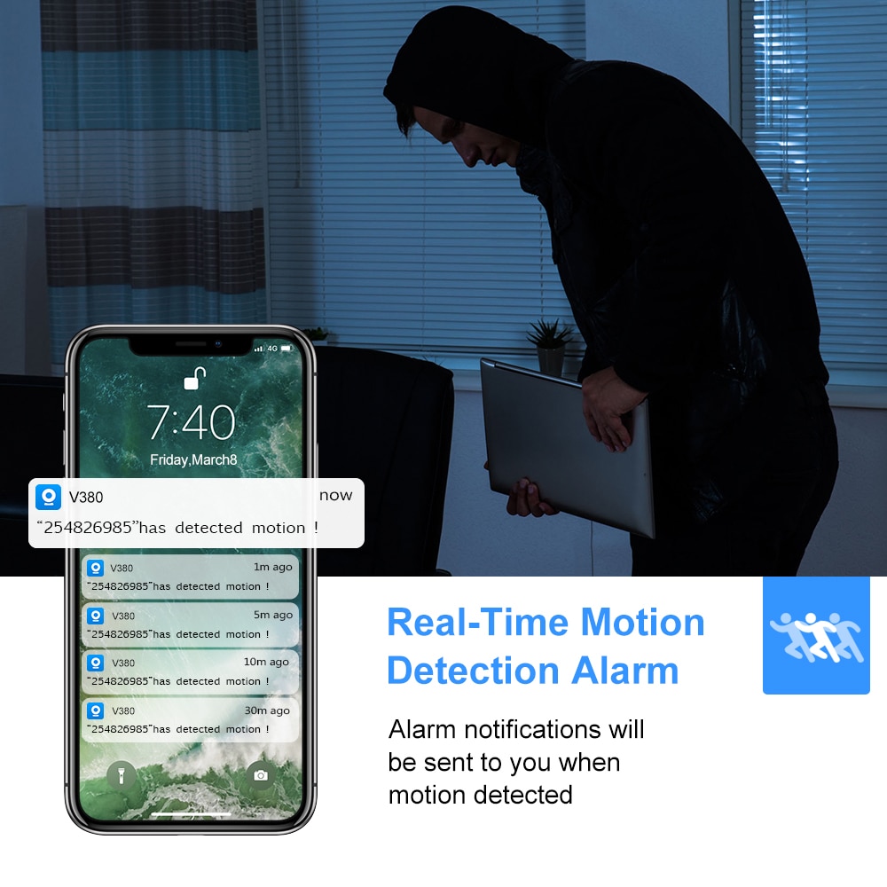New HD Wifi Camera Smart Home Baby Monitor Camera Portable Hidden Outdoor Mini Camcorder 2MP HD IR ngihtvision | Fugo Best