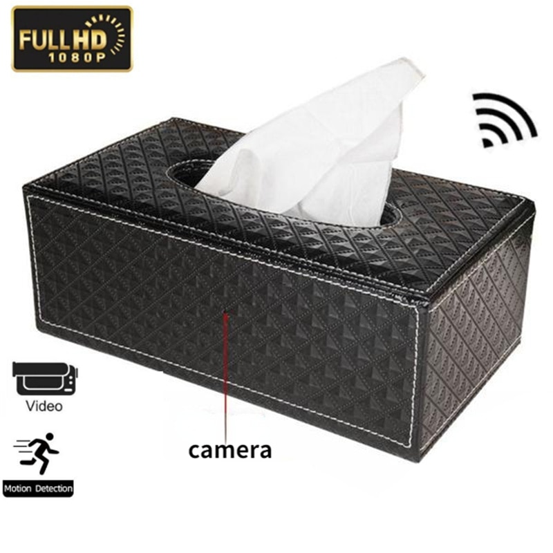 1080P HD PU Leather Tissue Box Wifi Camera Home Security Surveillance Camera Motion Detection Baby Monitor Romote Monitoring | Fugo Best