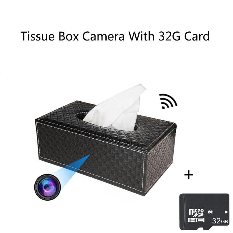 1080P HD PU Leather Tissue Box Wifi Camera Home Security Surveillance Camera Motion Detection Baby Monitor Romote Monitoring | Fugo Best
