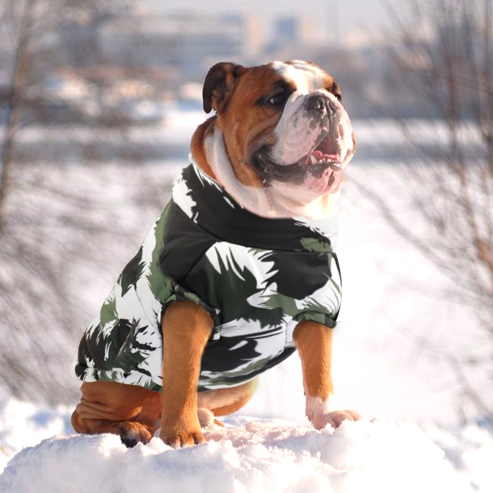 Winter Pet Dog Clothes French Bulldog Pet Warm Jacket Coat Waterproof Dog Clothing Outfit Vest For Small Medium Large Dogs | Fugo Best