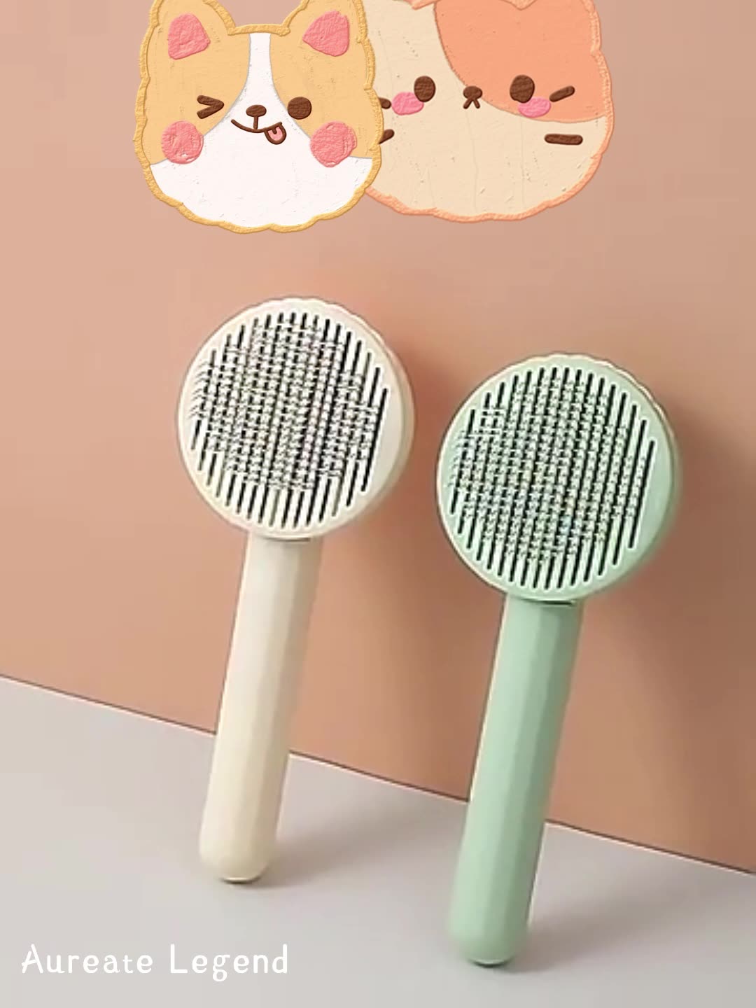Cat Grooming and Care Cat Comb Hair Bush Combing Knotted Comb for Cats Products for Small Breeds Dog Pet Hair Bush | Fugo Best