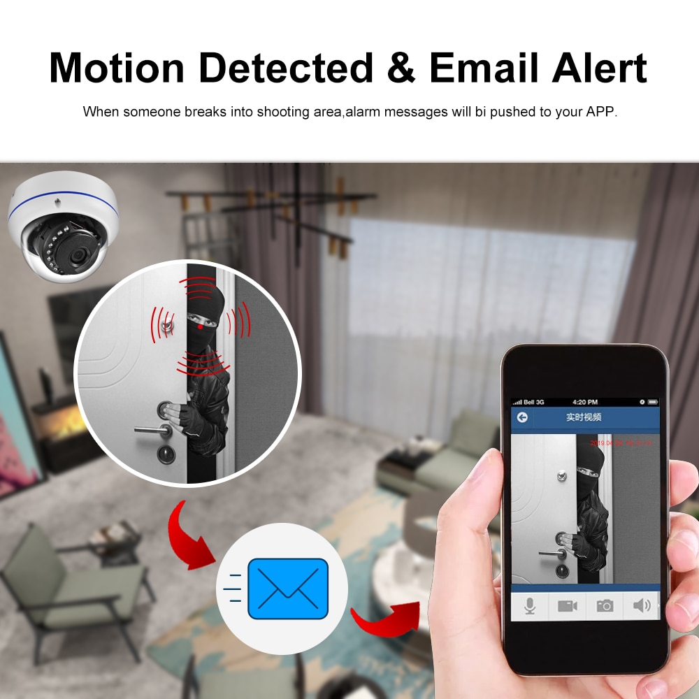 Azishn 8MP 4K IP Camera H.265 POE Video Surveillance Outdoor Waterproof Explosion-proof Security Protection CCTV Camera | Fugo Best