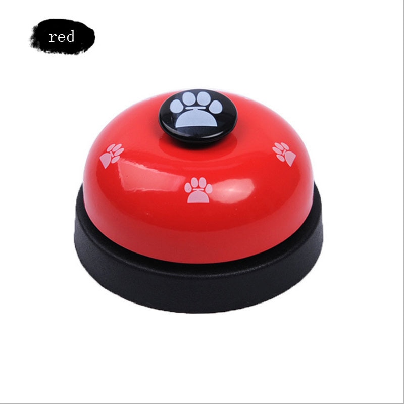 6 Color Bell Ringer Training Dog Supplies Vocal Footprints Paw Prints Cat Toys Pets Ring The Button | Fugo Best