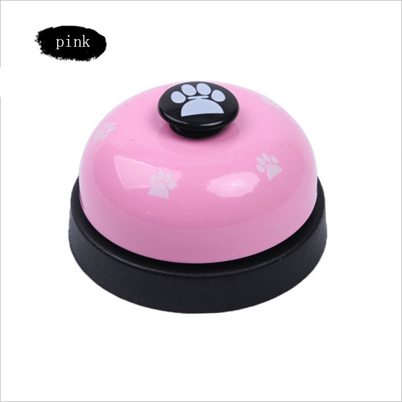 6 Color Bell Ringer Training Dog Supplies Vocal Footprints Paw Prints Cat Toys Pets Ring The Button | Fugo Best