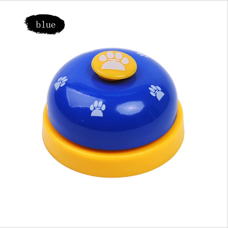 6 Color Bell Ringer Training Dog Supplies Vocal Footprints Paw Prints Cat Toys Pets Ring The Button | Fugo Best