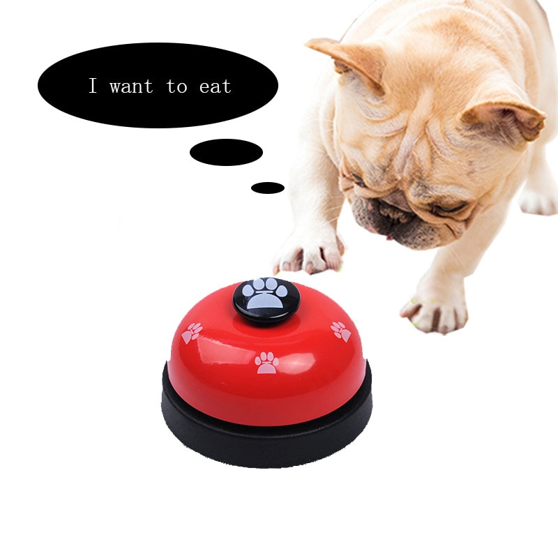 6 Color Bell Ringer Training Dog Supplies Vocal Footprints Paw Prints Cat Toys Pets Ring The Button | Fugo Best