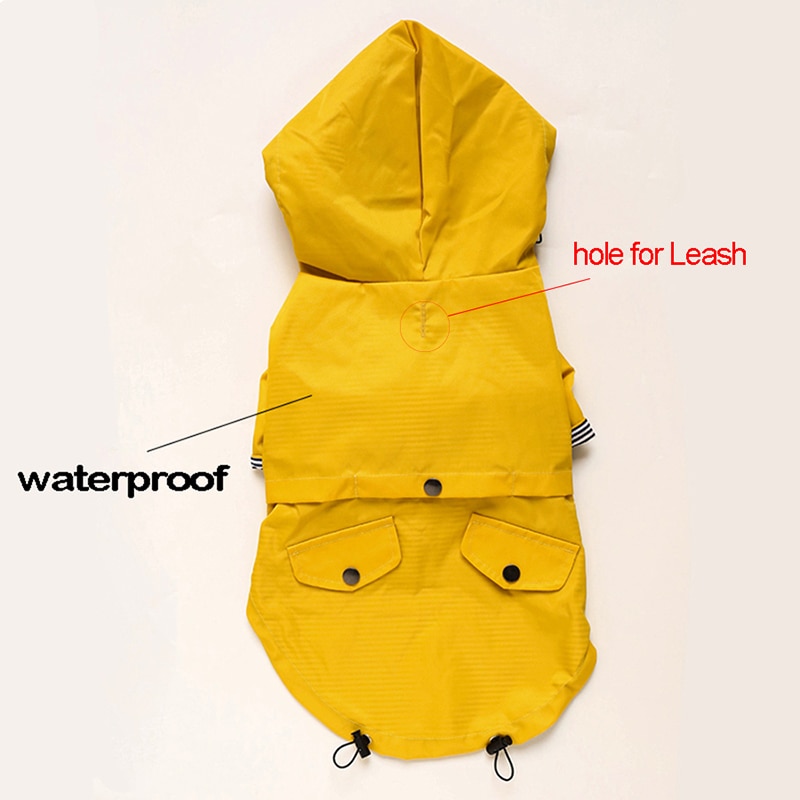 Pet Dog Coat Waterproof Jacket for Small Medium Large Dogs Cats Pet Raincoat Dog Sport Hoodies Popa Perro Pet Fashion Clothes | Fugo Best