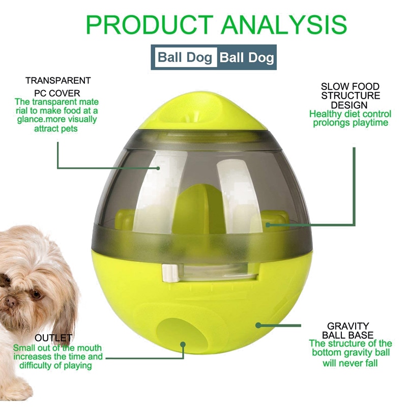 Interactive Cat Toy IQ Treat Ball Smarter Pet Toys Food Ball Food Dispenser For Cats Playing Training Balls Pet Supplies | Fugo Best