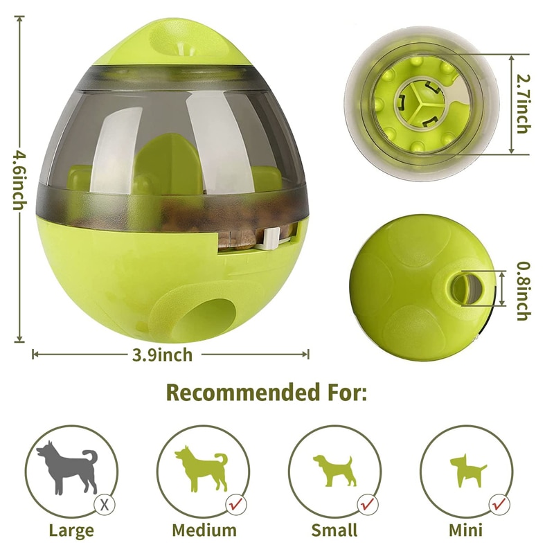 Interactive Cat Toy IQ Treat Ball Smarter Pet Toys Food Ball Food Dispenser For Cats Playing Training Balls Pet Supplies | Fugo Best