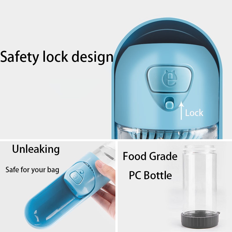 1PC Portable Pet Dog Water Bottle Feeder for Small Large Dogs Pet Product Travel Puppy Drinking Bowl Outdoor Pet Water Dispenser | Fugo Best