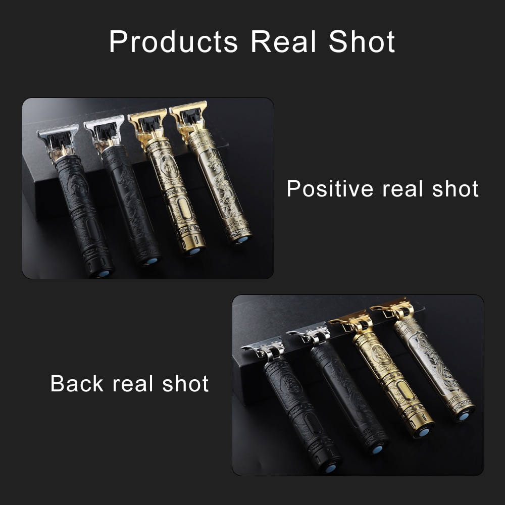 Hot Sale Vintage T9 Electric Cordless Hair Cutting Machine Professional Hair Barber Trimmer For Men Clipper Shaver Beard Lighter | Fugo Best
