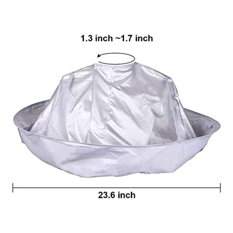 60 CM Waterproof Hair Cutting Cloak Cape Salon Barber Hairdressing Cover Hair Collector Cloth Wrap Foldable Shave Apron Hair | Fugo Best