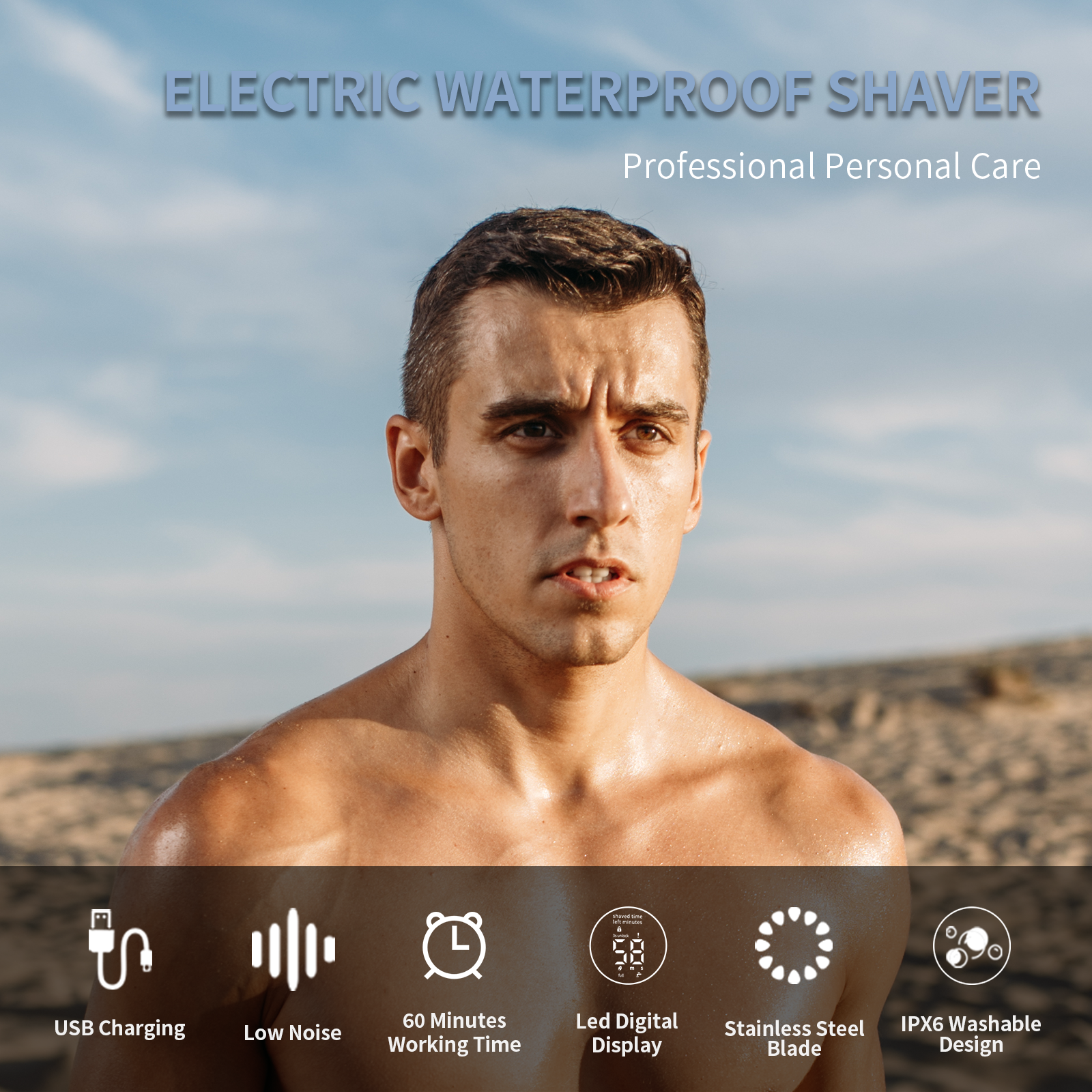 Kemei 887 UFO Electric Even Cut Rotary Hair Trimmer for Men Washable Rechargeable Hair Clipper Machine Home Haircut Kit | Fugo Best