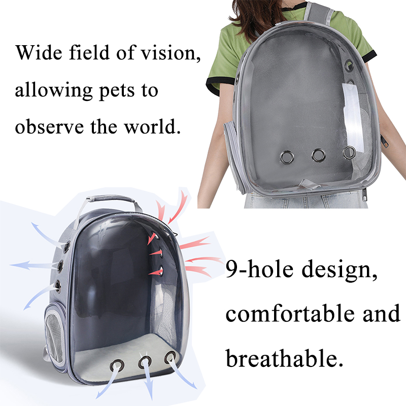 cat bag Cat Carrier Bag Outdoor Pet Shoulder bag Carriers Backpack Breathable Portable Travel Transparent Bag For Small Dogs Cat | Fugo Best