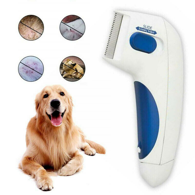Electric Pet Flea Lice Cleaning Brush Grooming Tools Dog Cat Flea Cleaning Brush Pet Supplies | Fugo Best