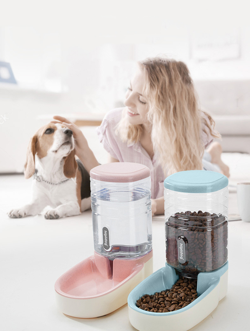 3.8 L Pet Automatic Feeding Bowls Dog Food Feeder Cat Water Feeder Large Capacity Food Water Dispenser Large Capacity Pet Bowls | Fugo Best