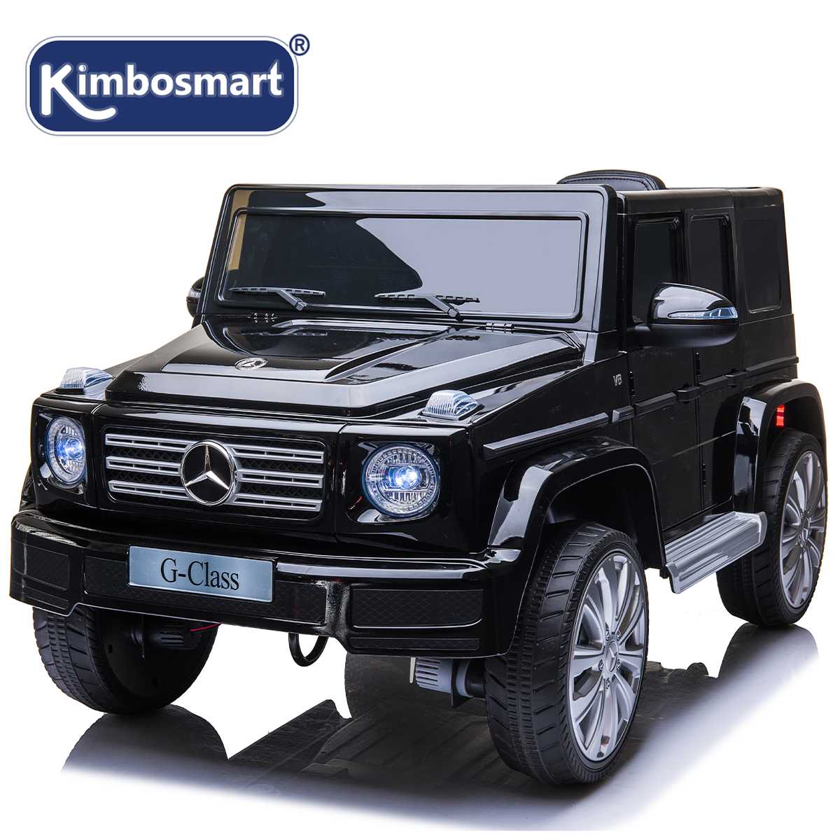 Kimbosmart Childrens Gifts Kids Ride On Car 12V Kids Electric Car For Children Ride Vehicles Baby Car 4 Wheels LED Lights Music | Fugo Best