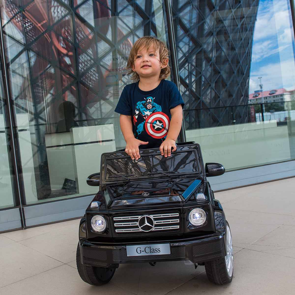 Kimbosmart Childrens Gifts Kids Ride On Car 12V Kids Electric Car For Children Ride Vehicles Baby Car 4 Wheels LED Lights Music | Fugo Best