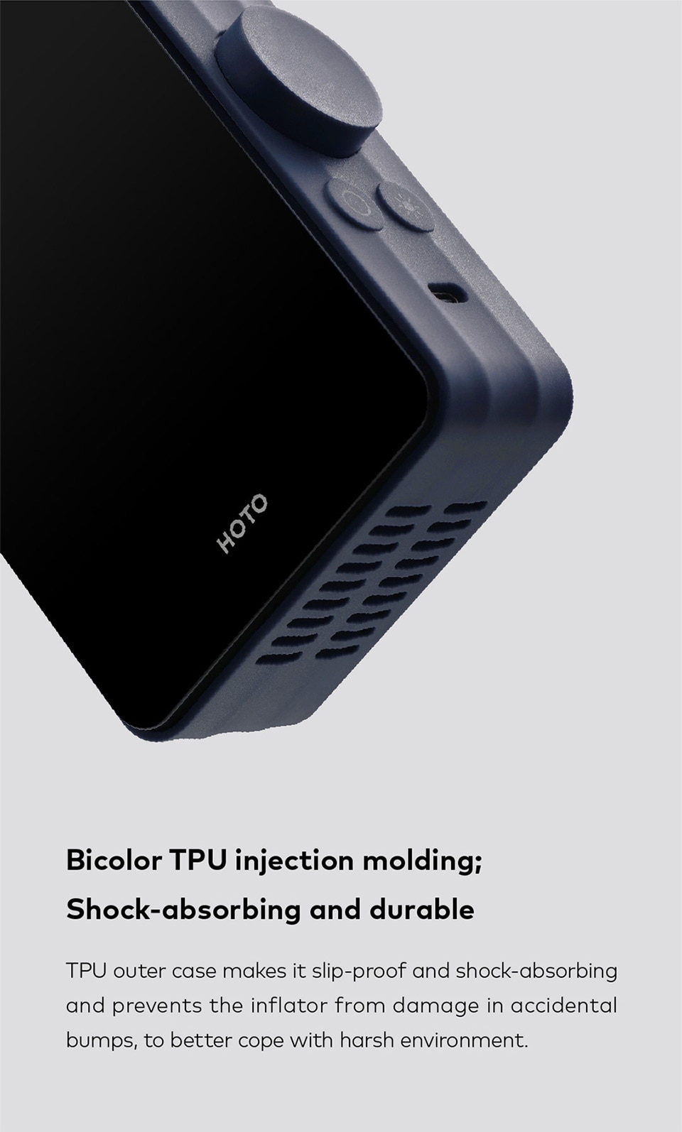 HOTO Smart Portable Air Compressor Electric Wireless LED Tyres Inflatable Air Pump Rechargeable Inflator For Car Bike Tyres | Fugo Best