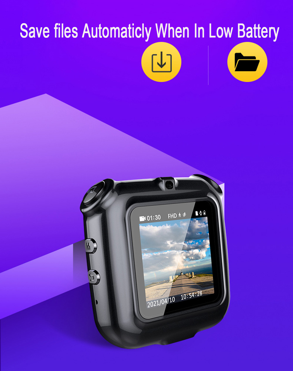 Mini Camcorder With Display Screen 1080P FHD Clip Mini Camera Video Audio Voice Recorder Small Body Cam Suport Hidden tf card | Fugo Best