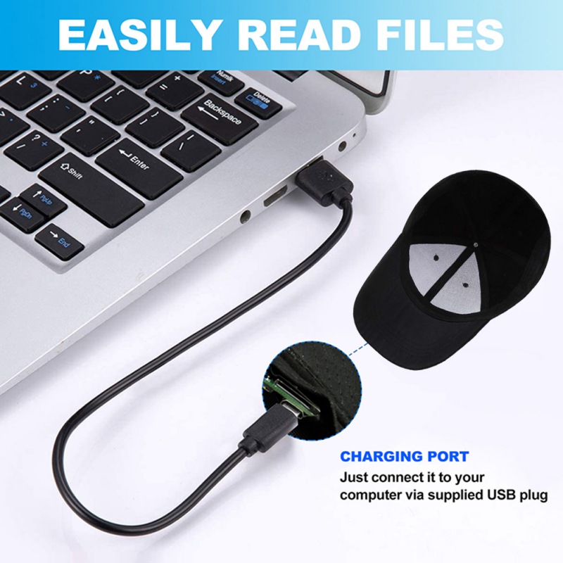Hd 4K Wearable Video Audio Mini Wifi IP Camera Draagbare Buiten Baseball Cap Voor Reizen Bewijs opname Suport Hidden TF card | Fugo Best