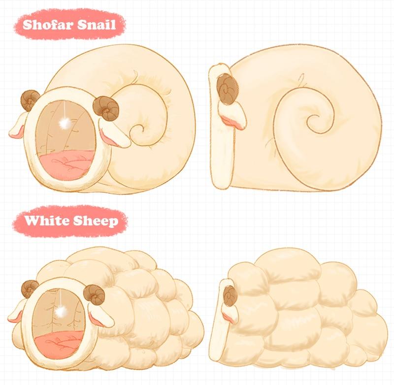New Deep Sleep Cat Bed House Funny Snail Cats Mat Beds Warm Basket for Small Dogs Cat House Cushion Pet Tent Kennel Cat Supplies | Fugo Best