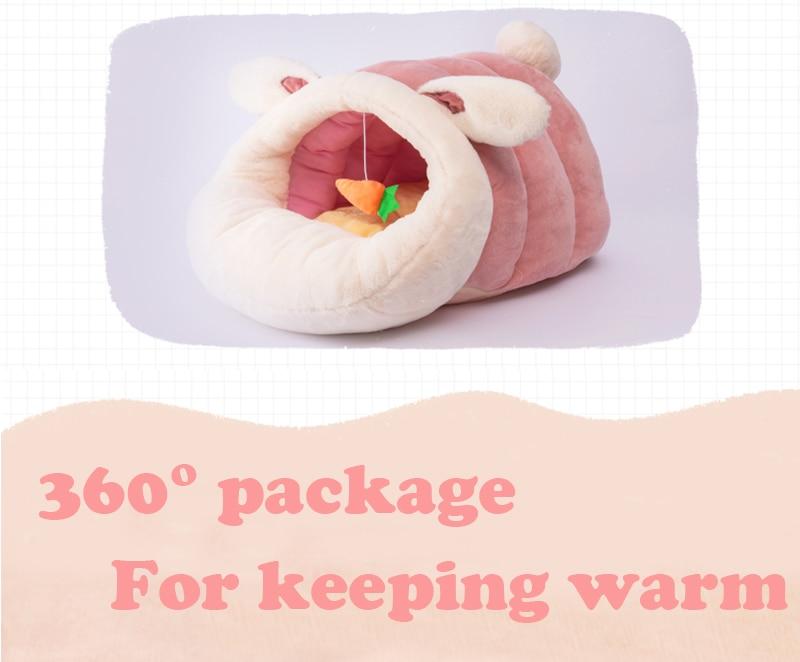 New Deep Sleep Cat Bed House Funny Snail Cats Mat Beds Warm Basket for Small Dogs Cat House Cushion Pet Tent Kennel Cat Supplies | Fugo Best