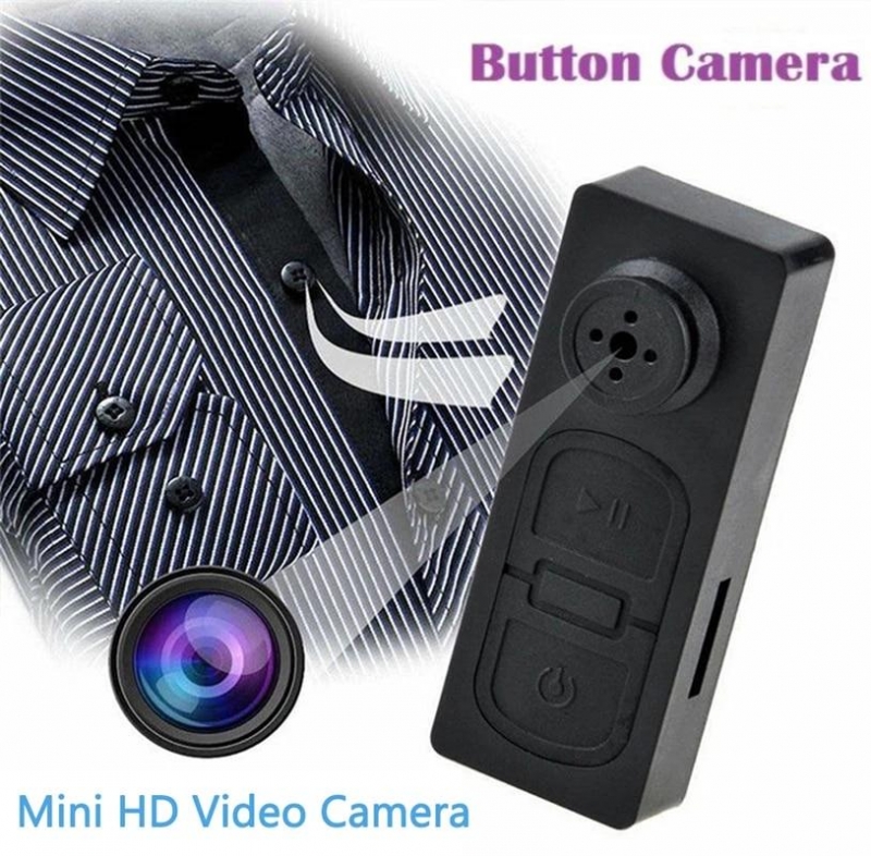 Wireless Mini Button Camera HD Video Camera Small Shirt Button Camcorder Loop Recording Security Invisible Secret Video Recorde | Fugo Best